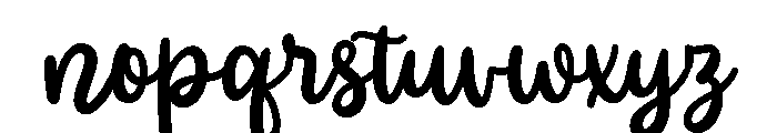 PG Coffe Breaks Font LOWERCASE