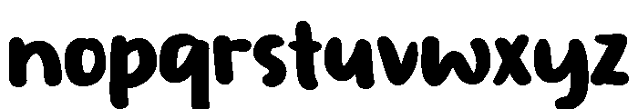 PG Comic Schools Font LOWERCASE