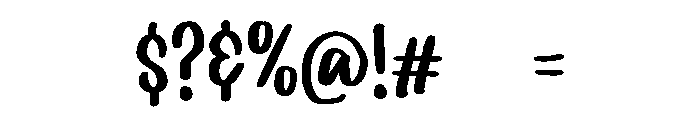 PG Comics Font OTHER CHARS