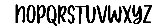 PG Comics Font LOWERCASE