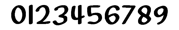 PG Creepy Ghost Regular Font OTHER CHARS