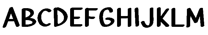 PG Creepy Ghost Regular Font UPPERCASE