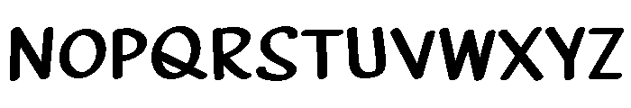 PG Creepy Ghost Regular Font UPPERCASE
