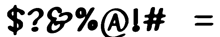 PG Creepy Ghost Soft Font OTHER CHARS