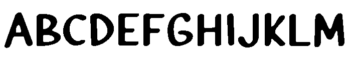 PG Creepy Ghost Soft Font UPPERCASE