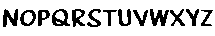 PG Creepy Ghost Soft Font UPPERCASE