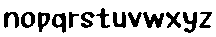 PG Creepy Ghost Soft Font LOWERCASE