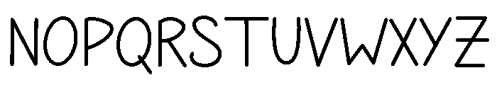PG Crown Regular Font UPPERCASE