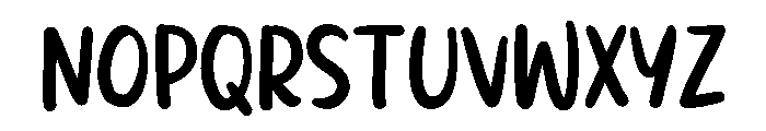 PG Cupcakes Font UPPERCASE