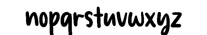 PG Cupcakes Font LOWERCASE