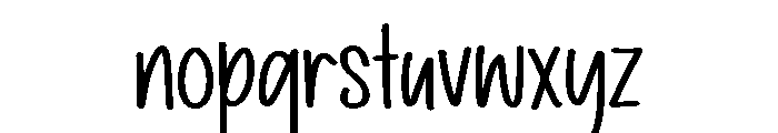 PG Cupid Valentine Font LOWERCASE