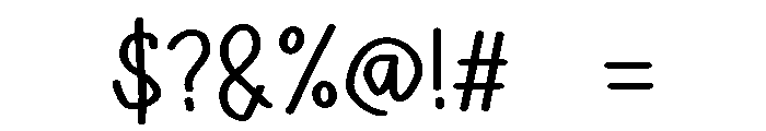 PG Cutella Font OTHER CHARS