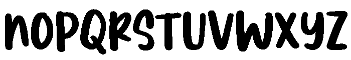 PG Cutie Petals Font UPPERCASE