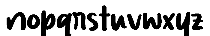 PG Daily Notes Regular Font LOWERCASE