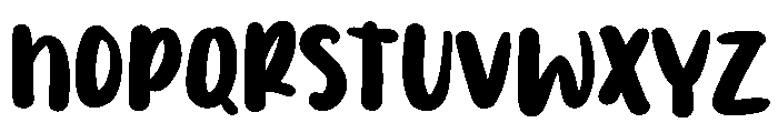 PG Daisy Simple Font UPPERCASE
