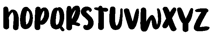 PG Daisy Simple Font LOWERCASE