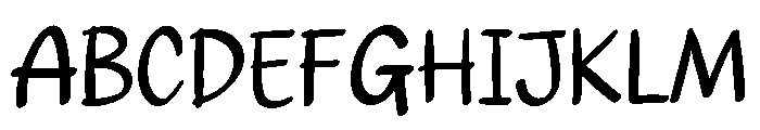 PG Daisyline Regular Font UPPERCASE