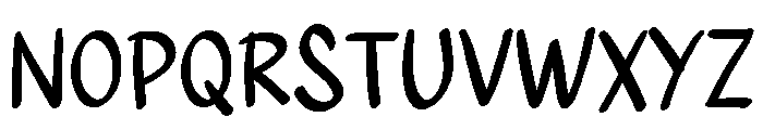 PG Daisyline Regular Font UPPERCASE