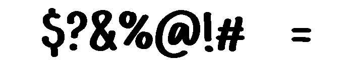 PG Degira Font OTHER CHARS