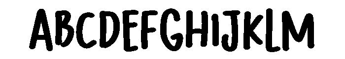 PG Delight Stroke Regular Font UPPERCASE