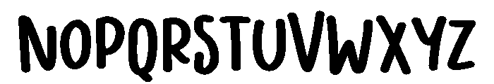 PG Delight Stroke Regular Font UPPERCASE