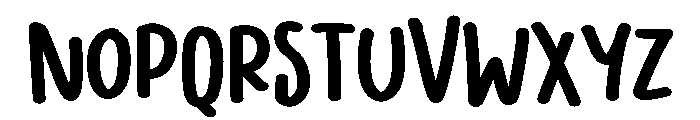 PG Delight Stroke Regular Font LOWERCASE