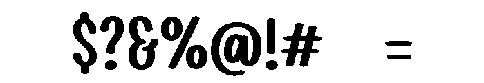 PG Delighter Bright Regular Font OTHER CHARS