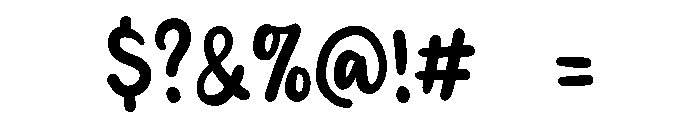 PG Delightful Font OTHER CHARS
