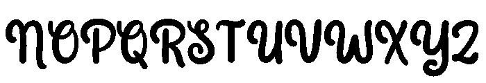 PG Delightful Font UPPERCASE