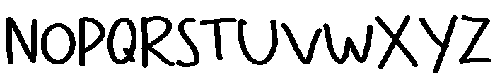 PG Devina Glowie Regular Font UPPERCASE
