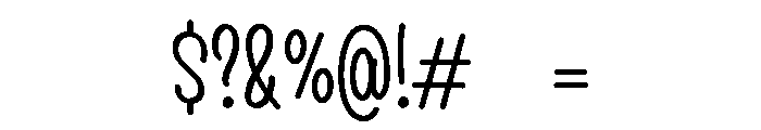 PG Dreaming Regular Font OTHER CHARS