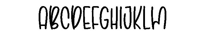 PG Dreaming Regular Font UPPERCASE