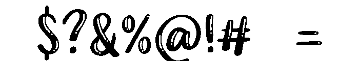 PG Dreamy Bubble Regular Font OTHER CHARS