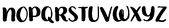 PG Elinora Regular Font UPPERCASE