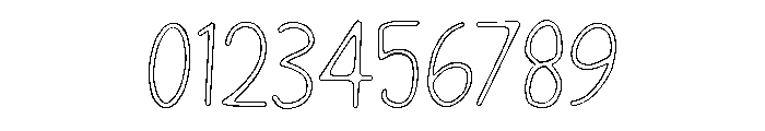 PG Elvarie Smooth Outline Font OTHER CHARS