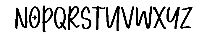 PG Every Morning Font UPPERCASE