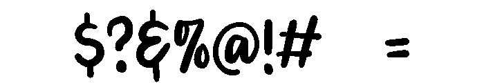 PG Everyline Font OTHER CHARS