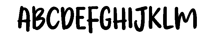 PG Everyline Font UPPERCASE
