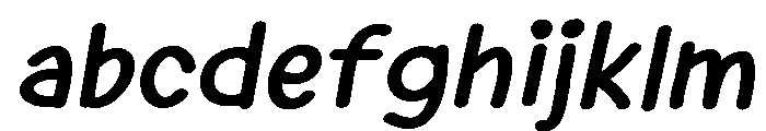 PG Evorine Oblique FONT
