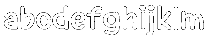PG Evorine Outline FONT