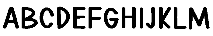 PG Evorine Regular Font UPPERCASE