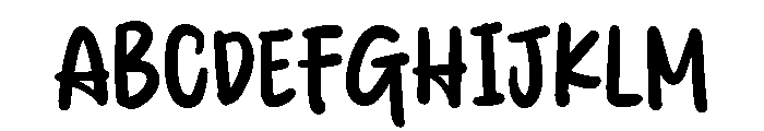 PG Fairy Dreams Font UPPERCASE