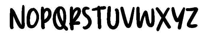 PG Fairy Dreams Font UPPERCASE
