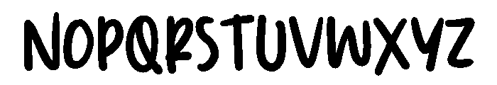 PG Fairy Dreams Font LOWERCASE