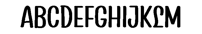 PG Fleura Letters Font UPPERCASE