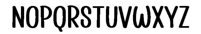 PG Fleura Letters Font UPPERCASE