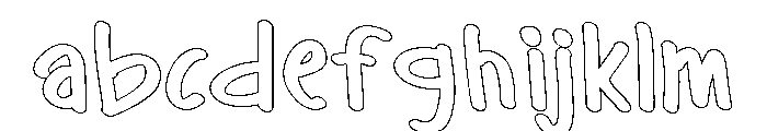 PG Florelly Outline FONT