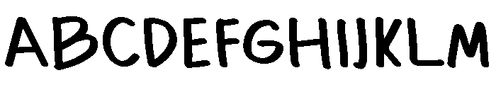 PG Florelly Regular Font UPPERCASE