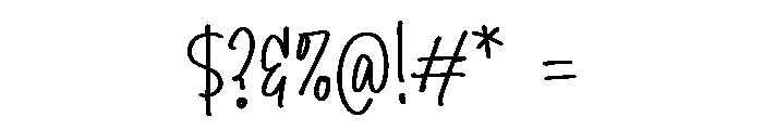 PG Flowline Regular Font OTHER CHARS
