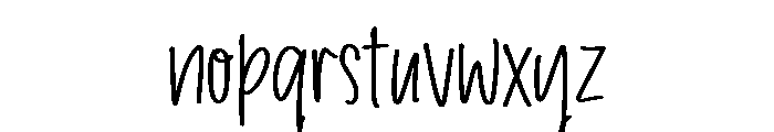 PG Flowline Regular Font LOWERCASE